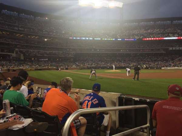 Citi Field, section: 109, row: D, seat: 1