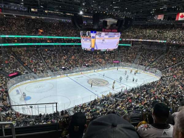 T-Mobile Arena, section: 202, row: D, seat: 1