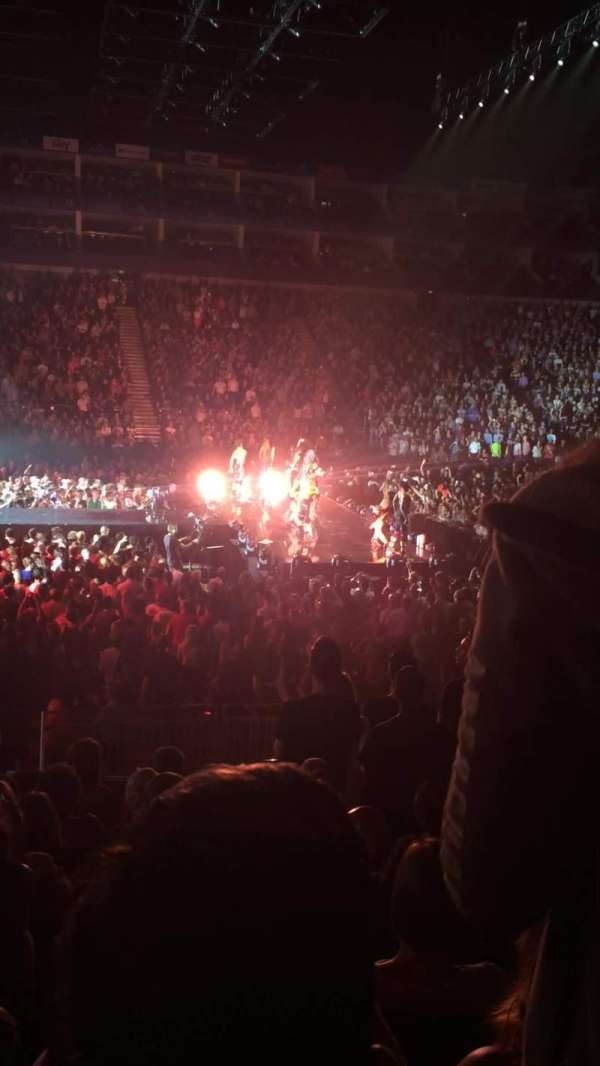 The O2, London, section: 101, row: Q, seat: 20