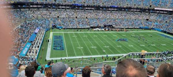 Bank of America Stadium, section: 546, row: 8, seat: 4