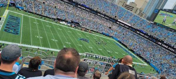 Bank of America Stadium, section: 546, row: 8, seat: 4
