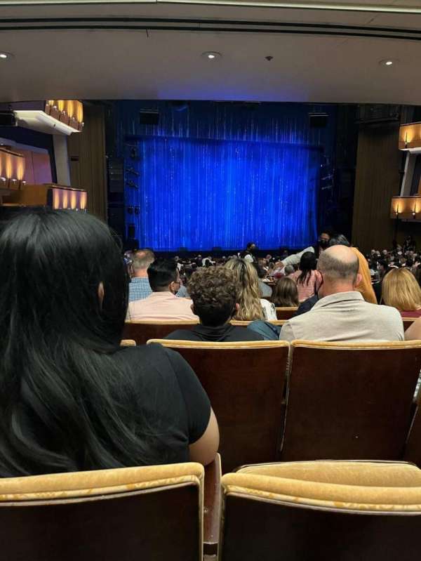 Ahmanson Theatre, section: Rear Orchestra, row: X, seat: 45