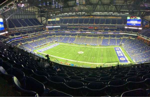Lucas Oil Stadium, section: 611, row: 13, seat: 8