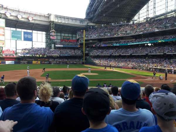 American Family Field, section: 122, row: 21, seat: 7