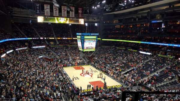 State Farm Arena, section: 217, row: F, seat: 1