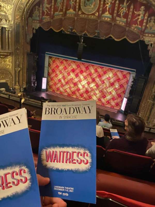 Landmark Theatre, Syracuse, section: LOGE RC, row: F, seat: 8