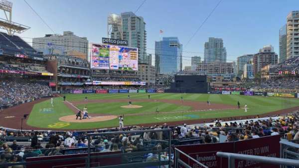 Petco Park, section: Premier Club J, row: 3, seat: 4