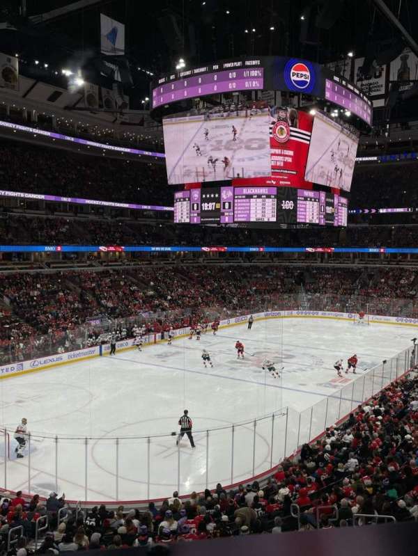 United Center, section: 223, row: 1, seat: 2