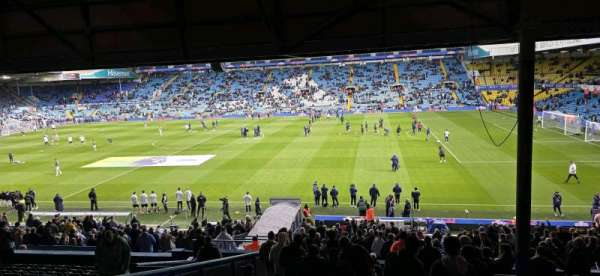 Elland Road, section: B4, row: O, seat: 98
