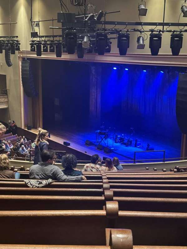 Ryman Auditorium, section: BAL-10, row: Q, seat: 7