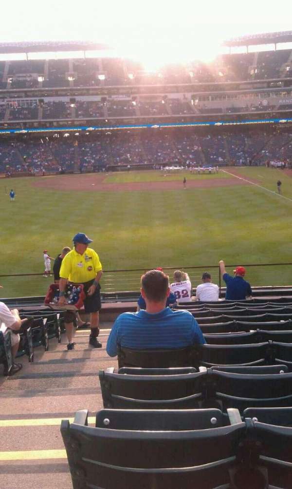 Globe Life Park in Arlington, section: 7, row: 12, seat: 1