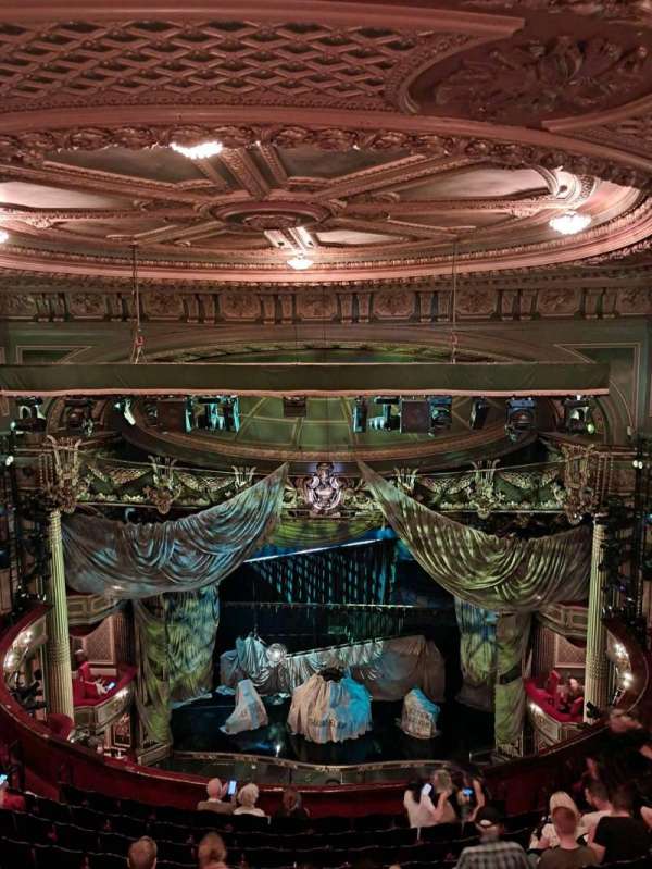 His Majesty's Theatre, London, section: Balcony, row: A, seat: 17