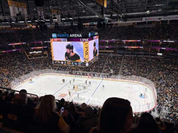 PPG Paints Arena, section: 217, row: P, seat: 18