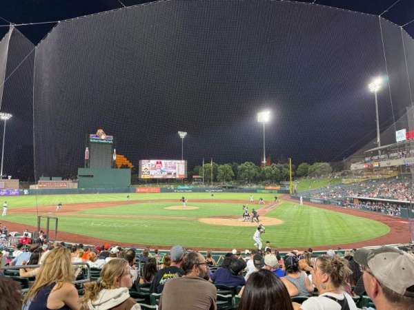 Sutter Health Park, section: 114, row: 14, seat: 12