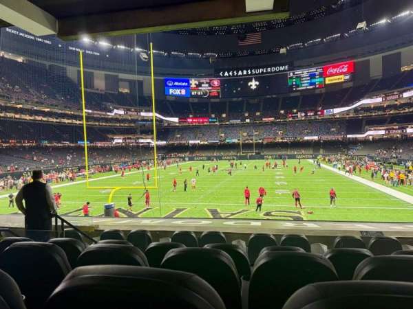 Caesars Superdome, section: 155C, row: 6, seat: 16