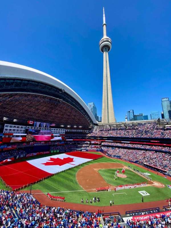 Rogers Centre, section: 532, row: 2, seat: 16