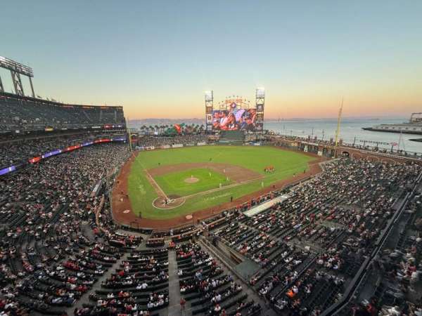 Oracle Park, section: VB312, row: A, seat: 10