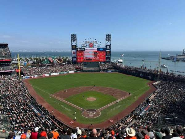 Oracle Park, section: VR315, row: 8, seat: 10