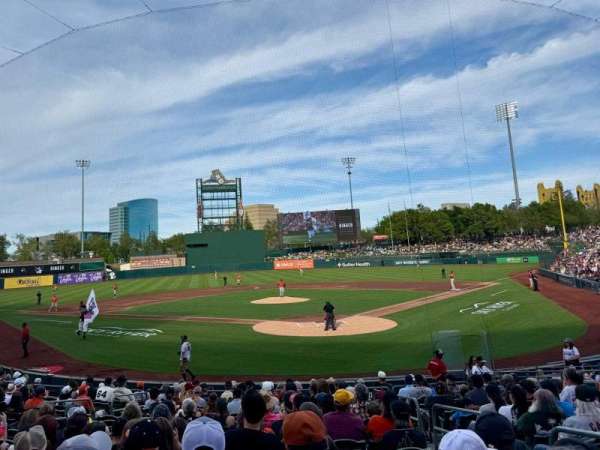 Sutter Health Park, section: 113, row: 17, seat: 3