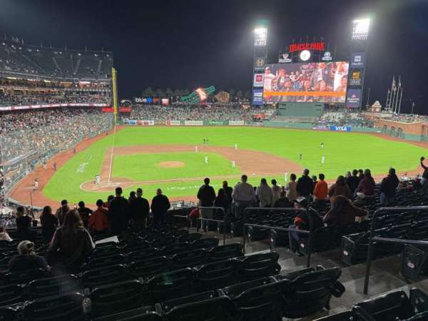 Oracle Park, section: 211, row: M, seat: 4