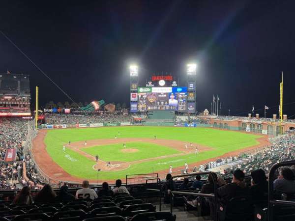Oracle Park, section: 214, row: I, seat: 2