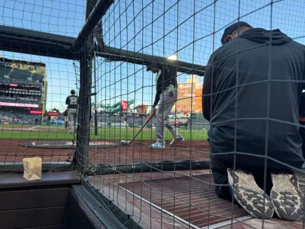 Oracle Park, section: 112, row: BBB, seat: 1