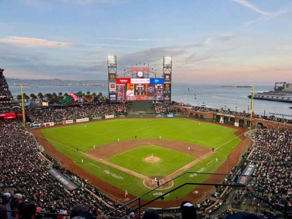Oracle Park, section: VR317, row: 4, seat: 2