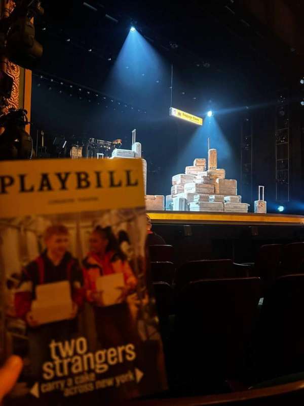 Longacre Theatre, section: Orchestra L, row: E, seat: 8