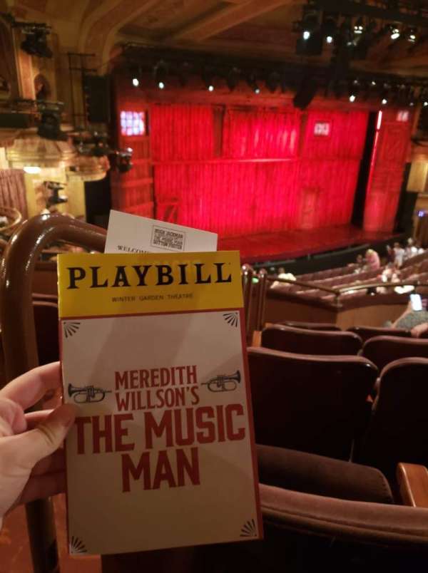 Winter Garden Theatre, section: Mezzanine L, row: E, seat: 39