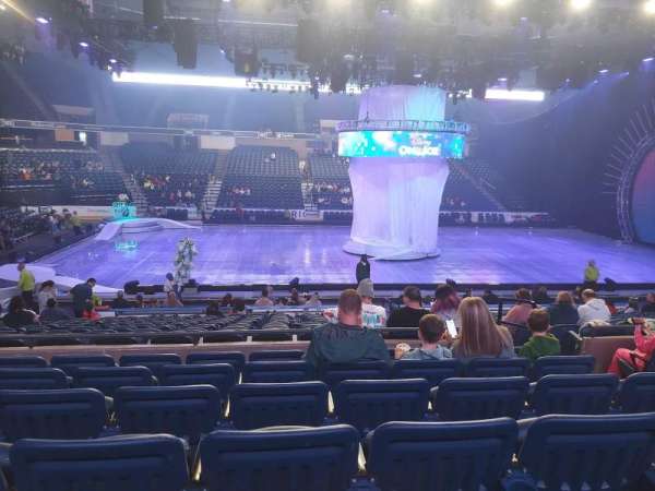 DCU Center, section: 124, row: F, seat: 5
