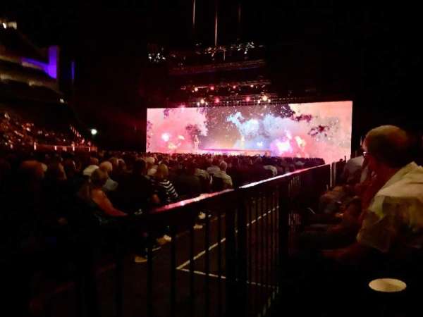 The O2, London, section: 111, row: A, seat: 237