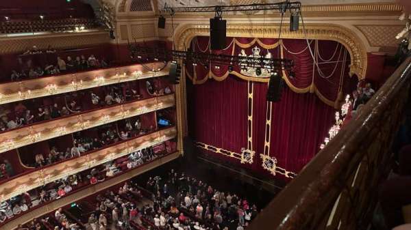 Royal Opera House, section: Amphitheatre Upper Slips, row: CC, seat: 11