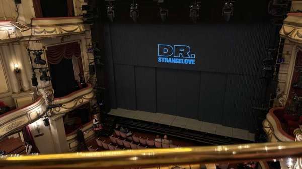 Noël Coward Theatre, section: Grand Circle, row: A, seat: 7