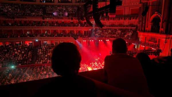Royal Albert Hall, section: Second tier 78, row: 1, seat: 4