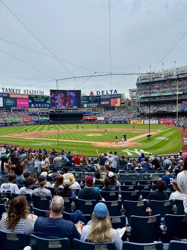 Yankee Stadium, section: 121A, row: 8, seat: 9