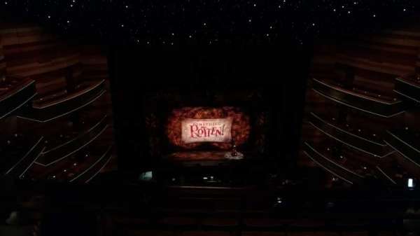 Eccles Theater, section: T3 Left, row: F, seat: 12