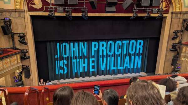 Booth Theatre, section: Mezzanine C, row: D, seat: 101