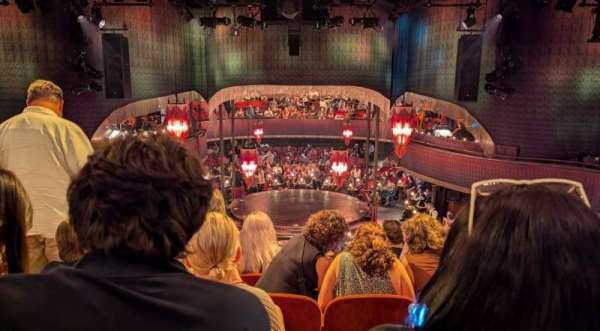 August Wilson Theatre, section: Kit Kat Klub Mezzanine 1, row: F, seat: 107