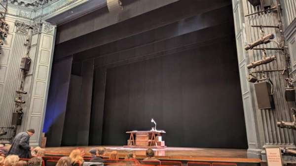 The Huntington Theatre, section: Orch R, row: F, seat: 111