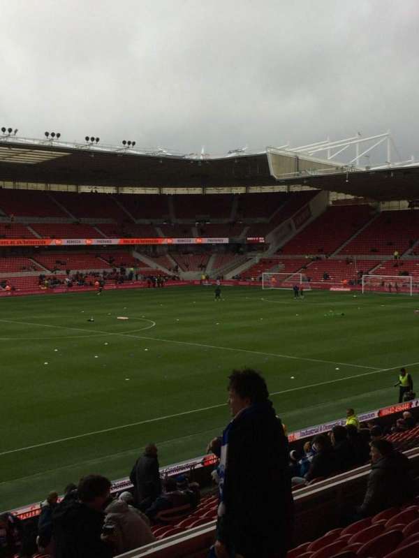 Riverside Stadium, section: East Upper, row: 20, seat: 209