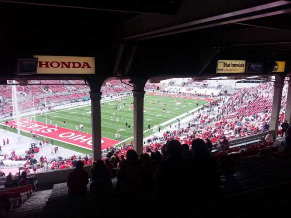 ohio stadium, section: 7b, row: 17, seat: 19