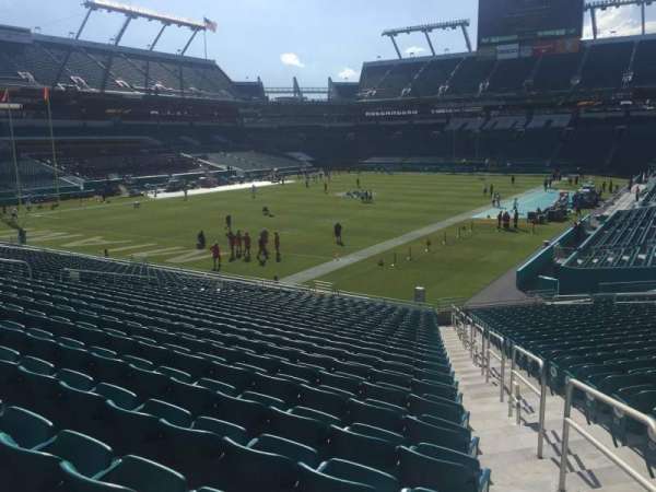 Hard Rock Stadium, section: 129, row: 27, seat: 1