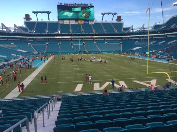 Hard Rock Stadium, section: 105, row: 22, seat: 24