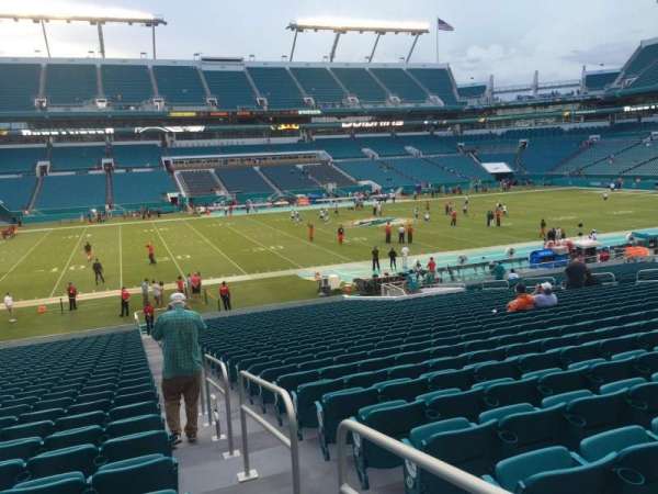 Hard Rock Stadium, section: 121, row: 32, seat: 1
