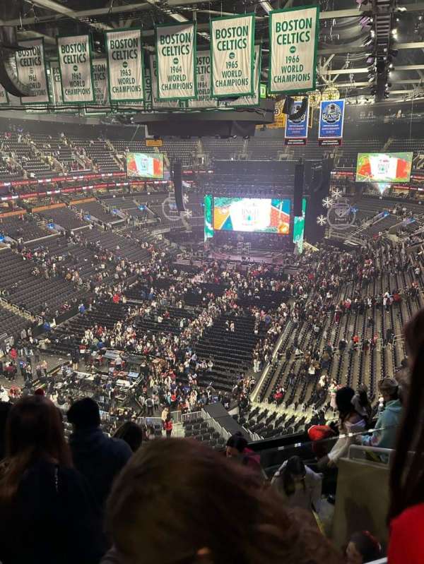 TD Garden, section: 307, row: 8, seat: 1-3