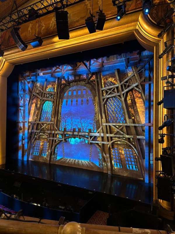 St. James Theatre, section: Mezzanine R, row: A, seat: 12