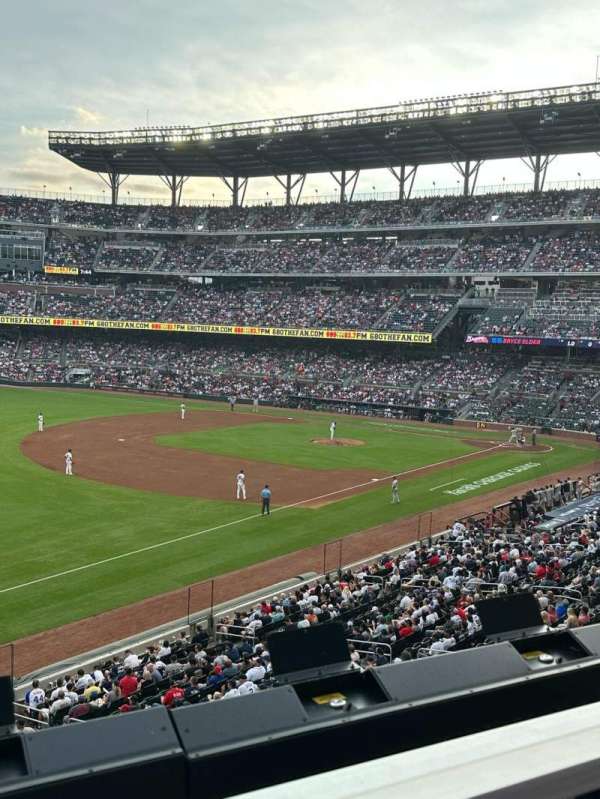 Truist Park, section: 240, row: 1, seat: 5