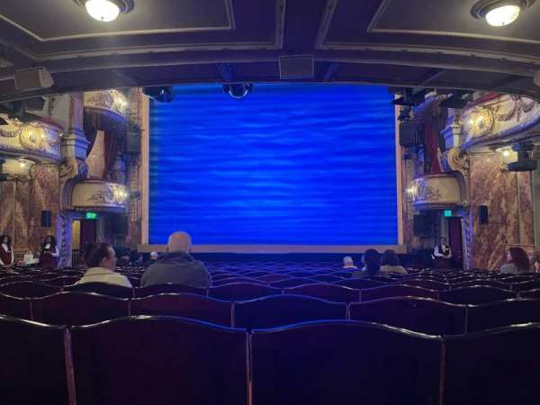Novello Theatre, section: Stalls, row: S, seat: 10