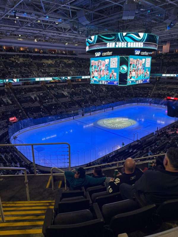 SAP Center, section: 204, row: 6, seat: 17
