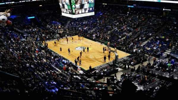 BMO Harris Bradley Center, section: 438, row: J, seat: 1